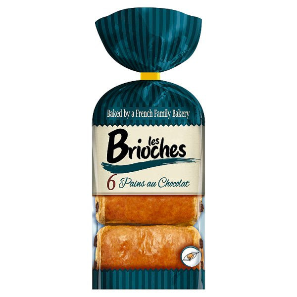 Les Brioches Pain Au Chocolate  6pk