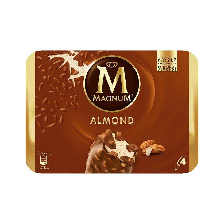 Walls Magnum Almond 4pk