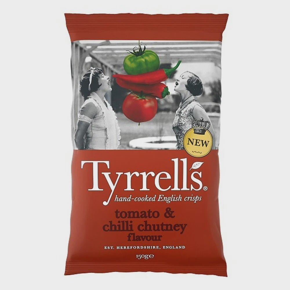 Tyrrells Tomato & Chilli Chutney Sharing Crisps 150g