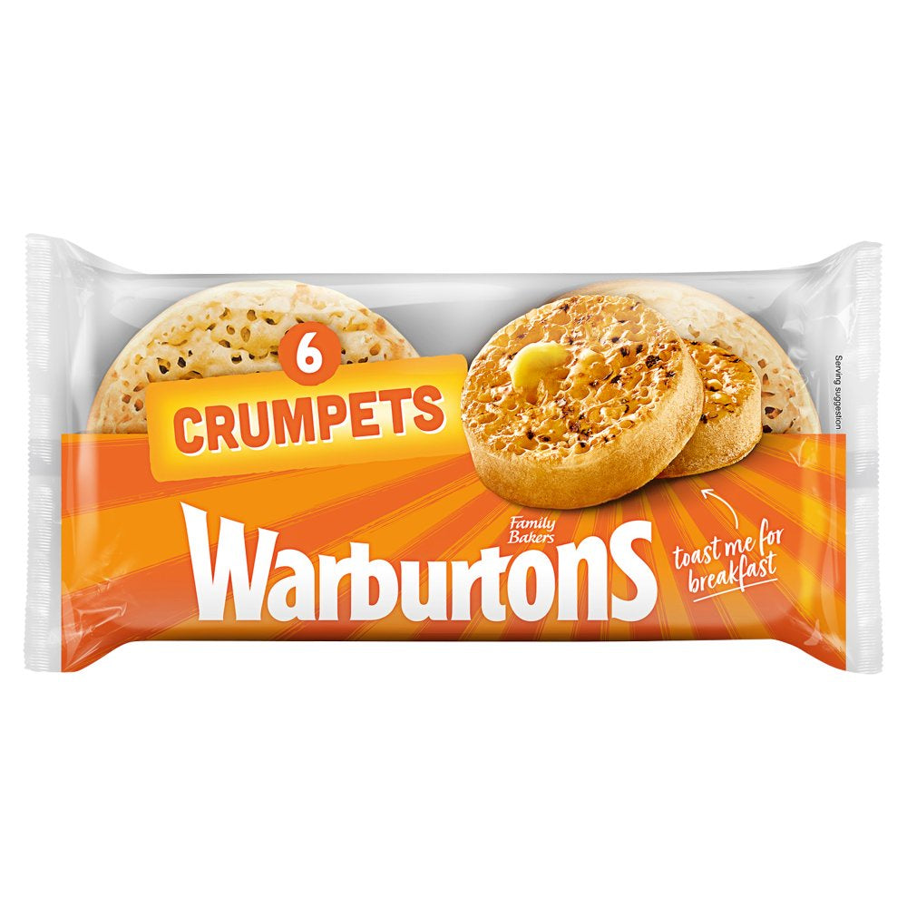 Warburtons Crumpets x6pk