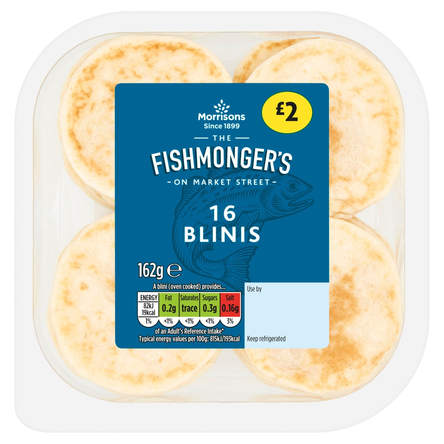 Morrisons Cocktail Blinis 162g