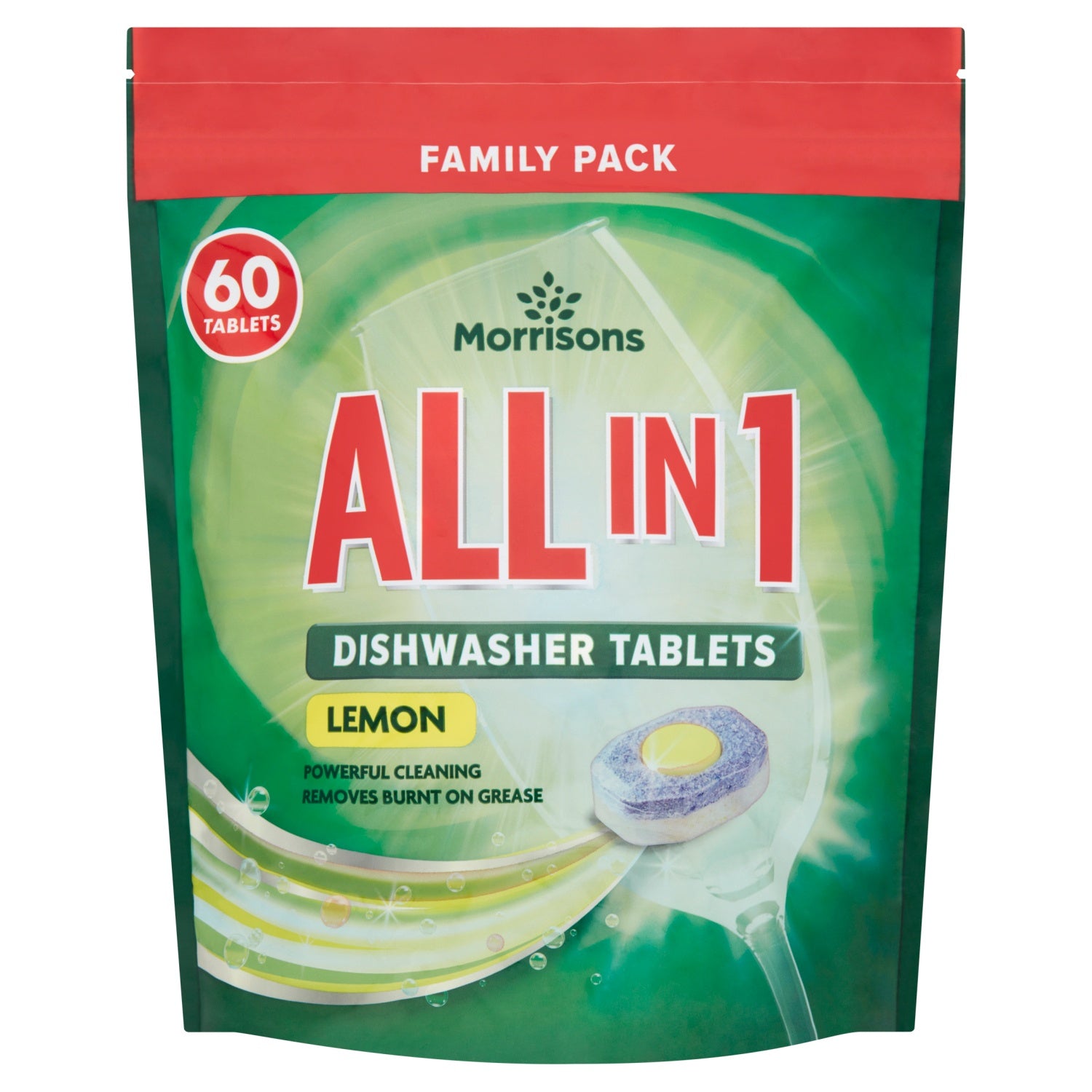 M All In 1 Lemon Dishwasher Tablets Tablets 60pk