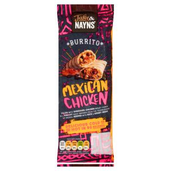 Jake Nayns Mexican Chicken Burrito 185g