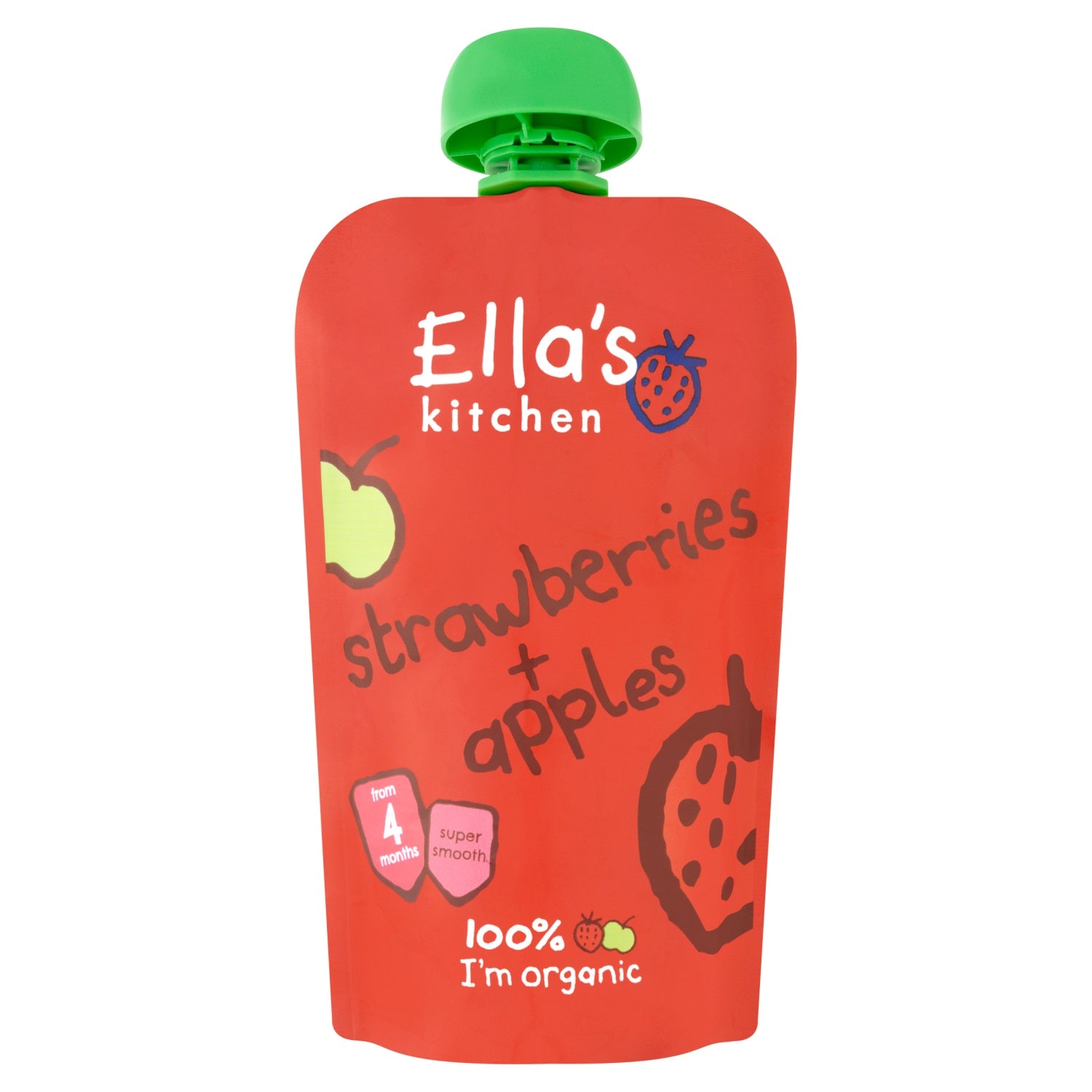 Ellas Kitchen - 4+ Apple & Strawberry