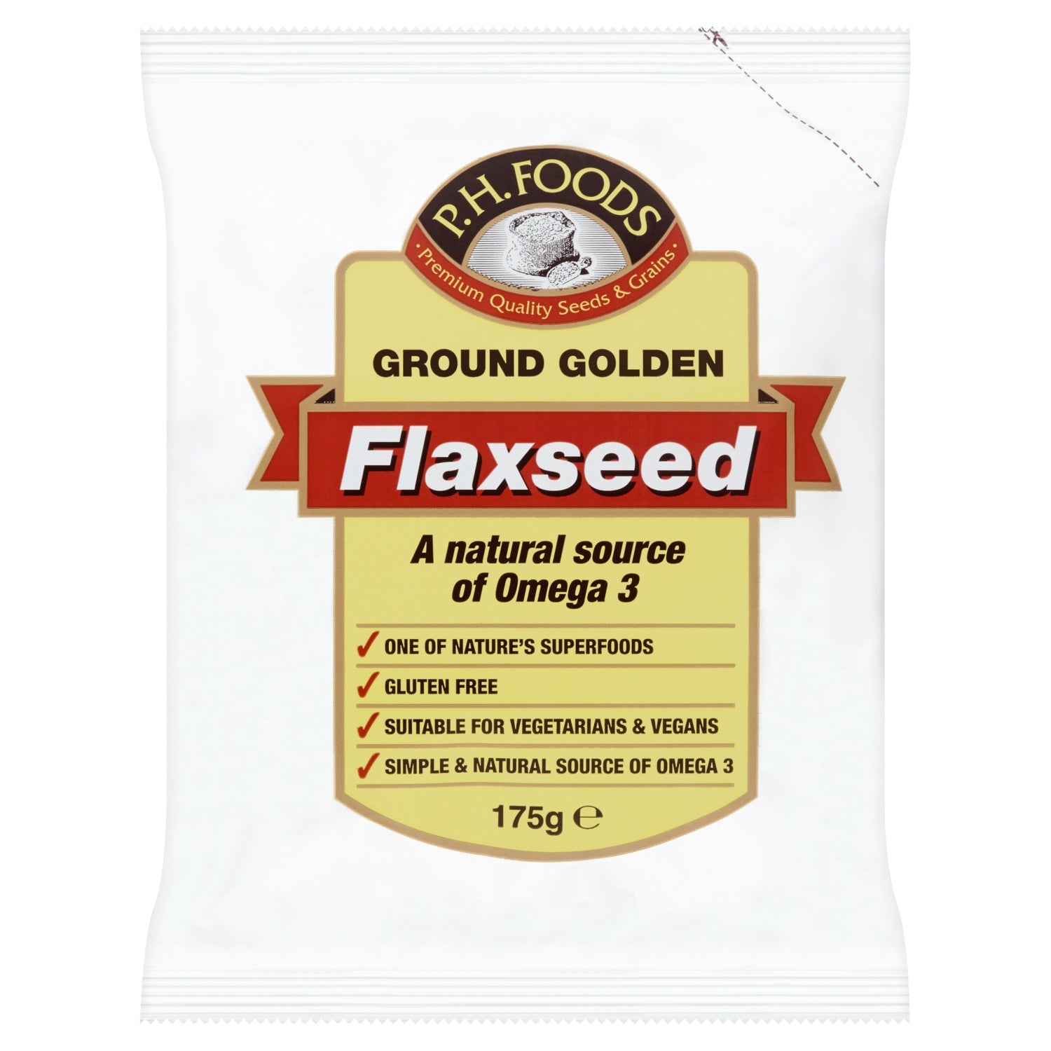 Prewetts Ground Golden Flaxseed 175G