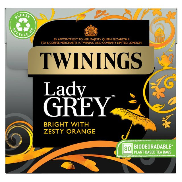 Twinings  Lady Grey 80 Tea Bags