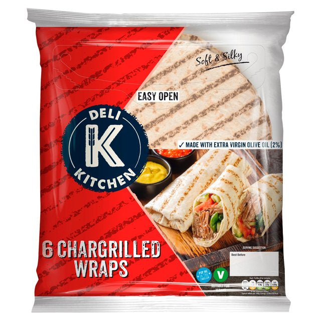 Deli Kitchen Chargrilled Tortillas 6pk