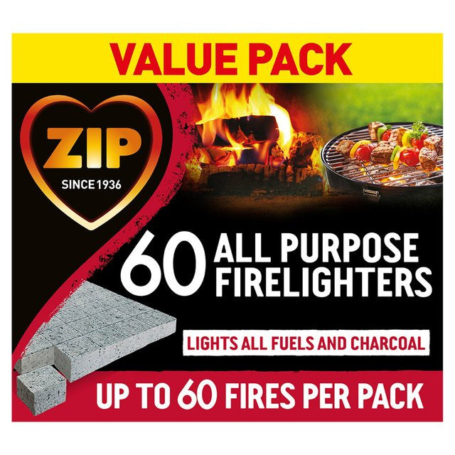 Zip firelighter 60pk