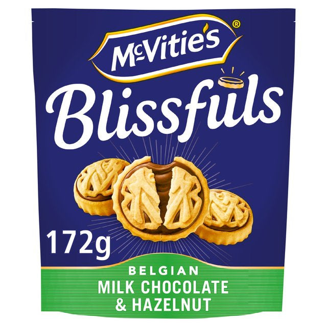 McVities Blissfuls Chocolate & Hazelnut Biscuits 172g