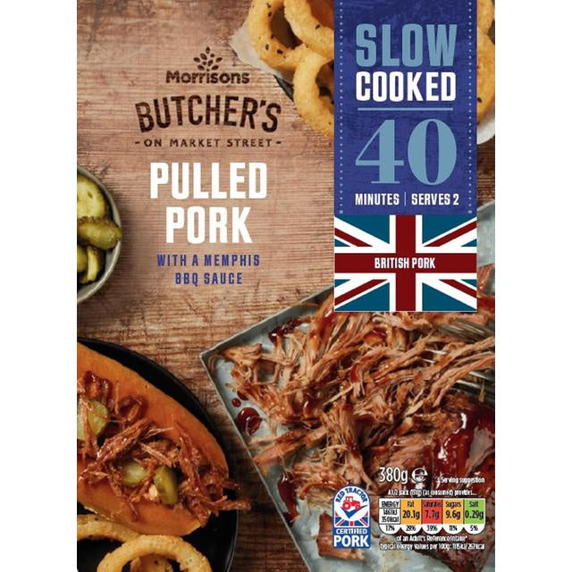 Morrisons Market Street Pulled Pork with Memphis BBQ Sauce 380g