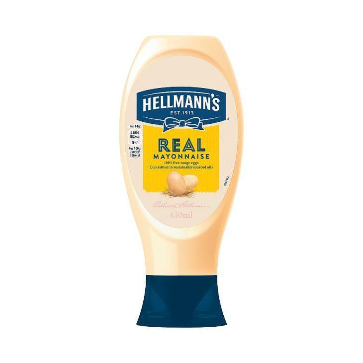 Hellmanns Real Mayo Sqeezy 430ml