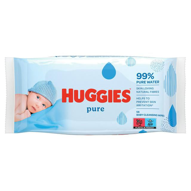 Huggies Baby Wipes Pure 72pk