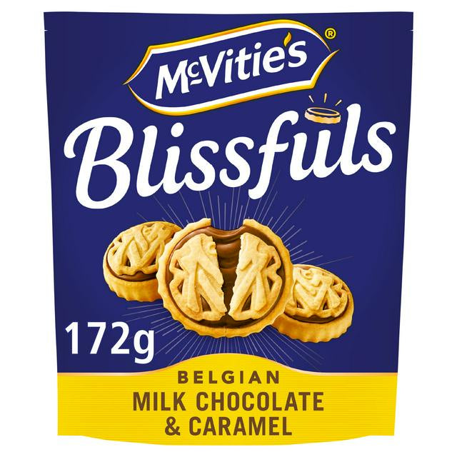 Mcvities Blissfuls Chocolate Caramel Biscuits 172g