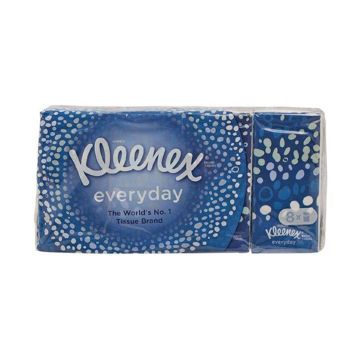 Kleenex Everyday Pocket Tissues 2Ply 8pk