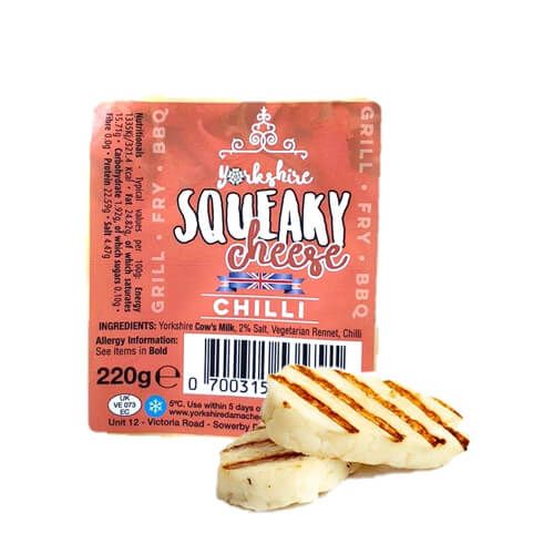 Yorkshire Squeaky Cheese - Chilli - 200g