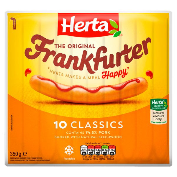 Herta Frankfurter 10 Classics 350g