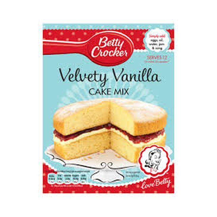 Betty Crocker Velvety Vanilla Cake Mix 425g