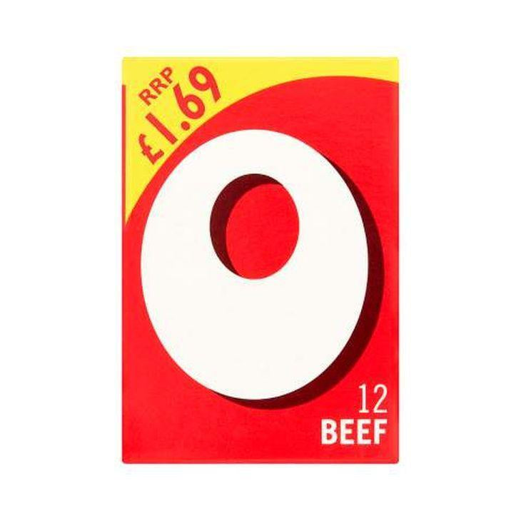 Oxo Beef Stock Cubes 12pck