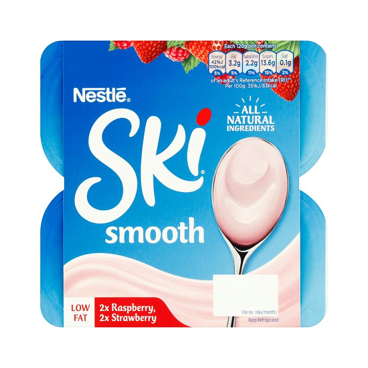 Nestle Ski Smooth 4pk 4 x 120g