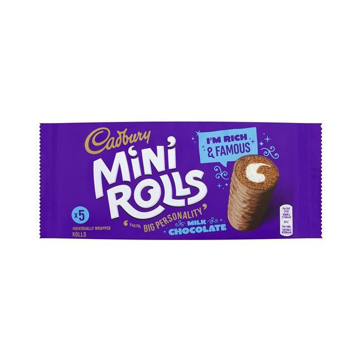 Cadbury Chocolate Mini Rolls 5 Pack