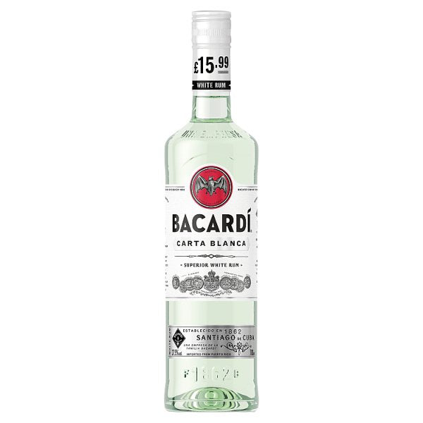 Bacardi Carta 37.5% Dst Pm Â£15.99 70CL