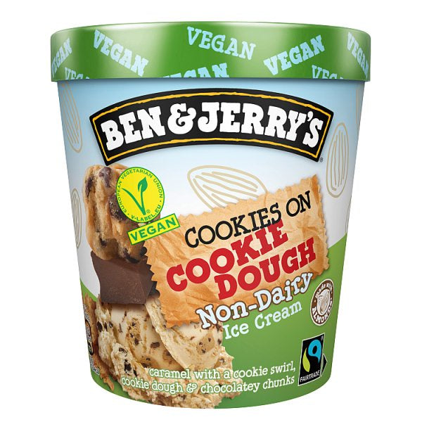 Ben & Jerrys Dairy Free Cookie On Cookie Dough 465ML