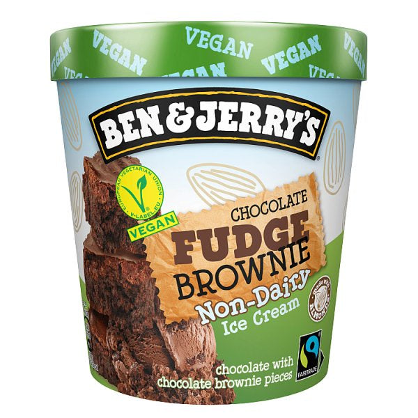 Ben & Jerrys Dairy Free Choco Fudge Brownie 465ML