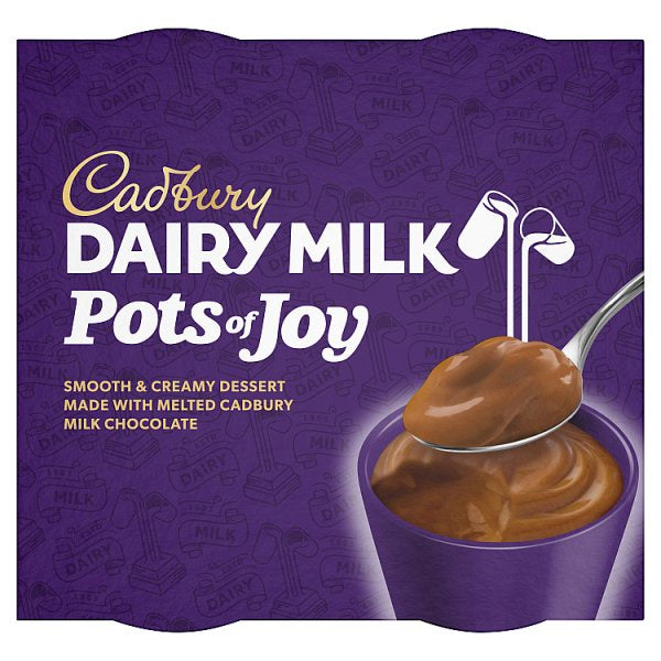 Cadbury Pots Of Joy Dairy Milk 4 x 60g