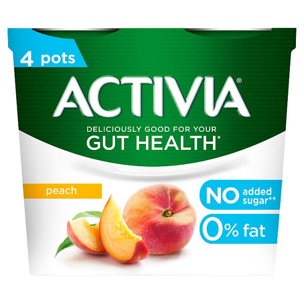 Danone Activia Peach 0% 4 x 115g