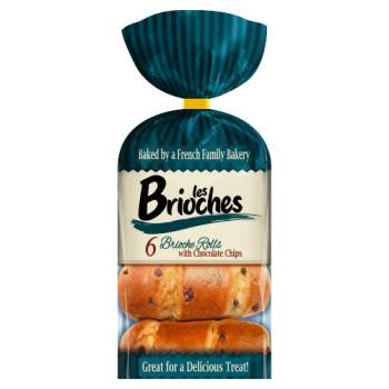 Les Brioches Choc Chip 6pk 210g