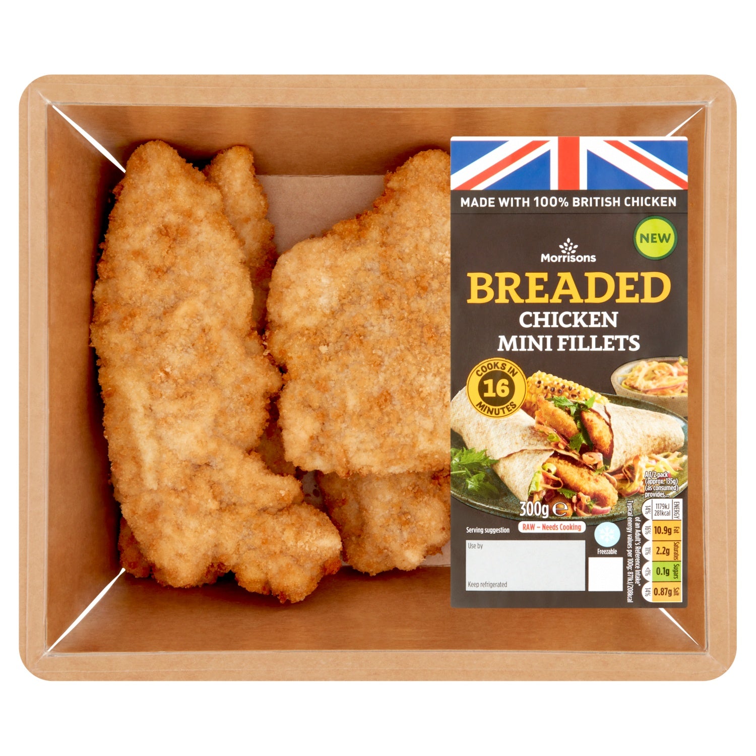 M Breaded Chicken Mini Fillets 300g