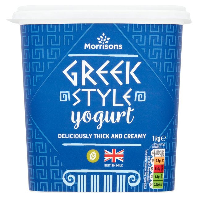 Morrisons Greek Style Yogurt 1Kg