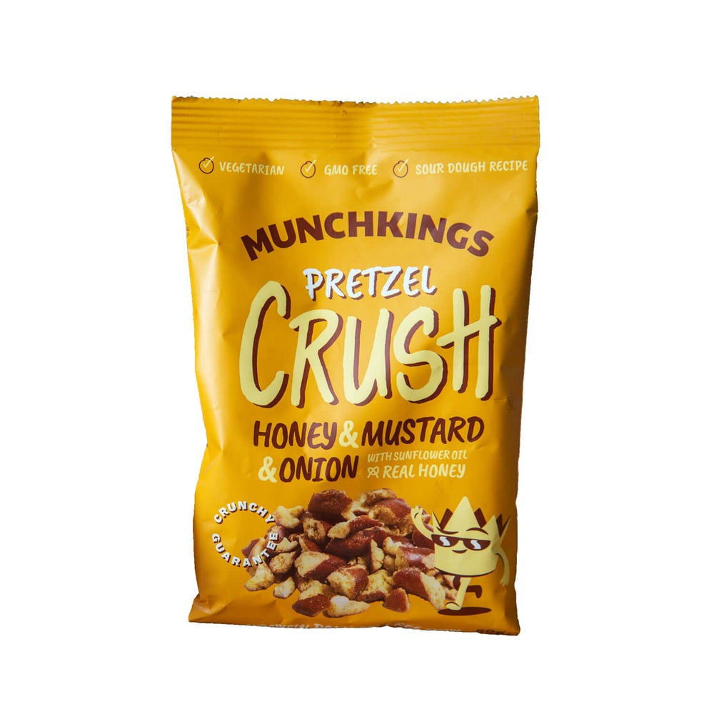 Munchkings Pretzel Crush Honey Mustard and Onion, 125g