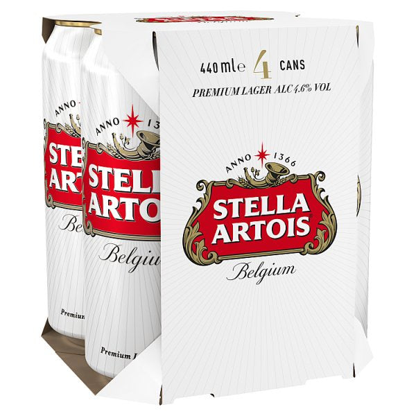 Stella Artois 4 x 440ml 4.6%