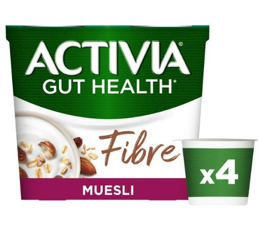 Activia Fibre Muesli 115g 4pk