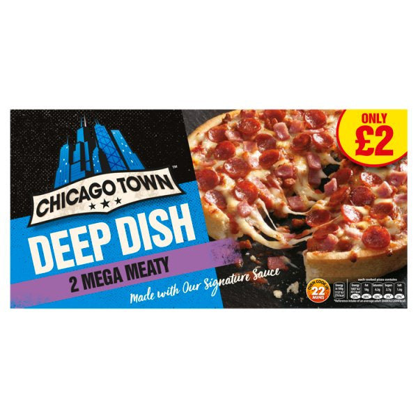 Chicago Town 2 Deep Dish Mega Meaty  PM Â£2.00 320G