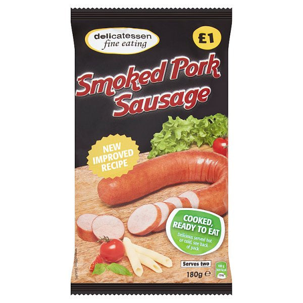 DFE Smoked Pork Sausage 180g PM