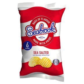 Seabrook Crinkle Crisps 6pk x 25 g