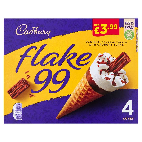 Cadbury Flake Cone Pm£3.99 174ML