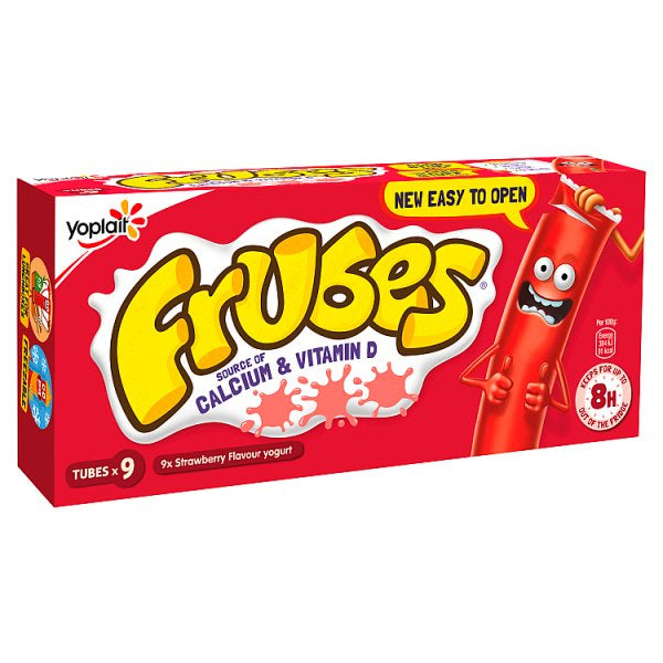 Frubes Strawberry Flavour (333g) 9 x 37g