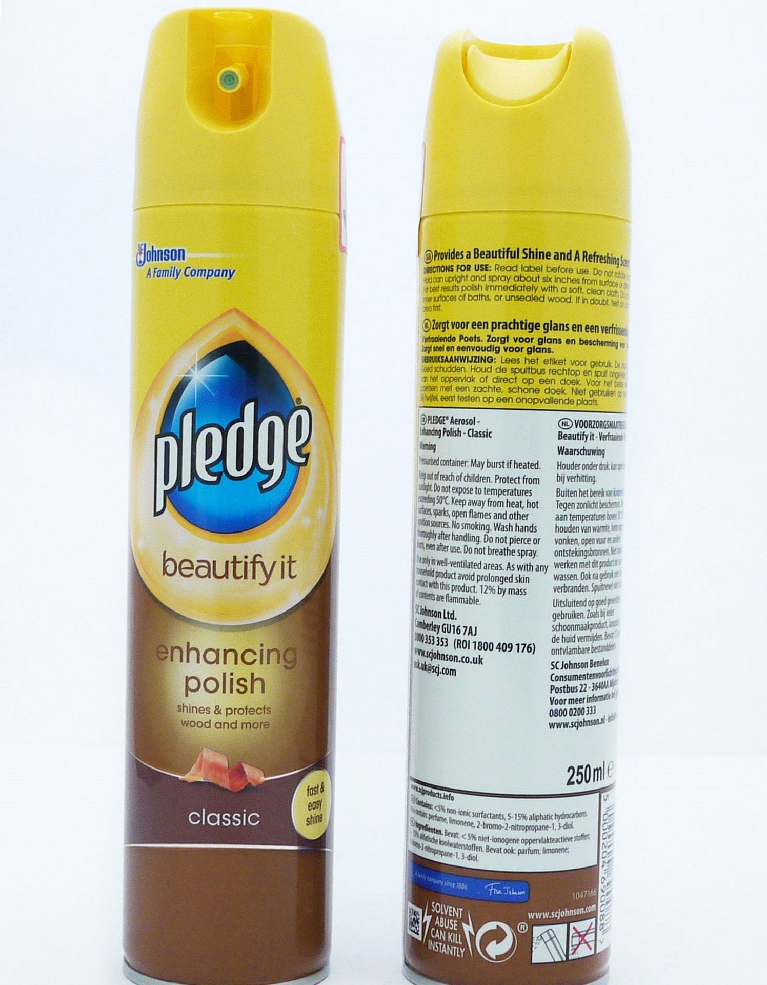 Pledge Polish Wood 250ml