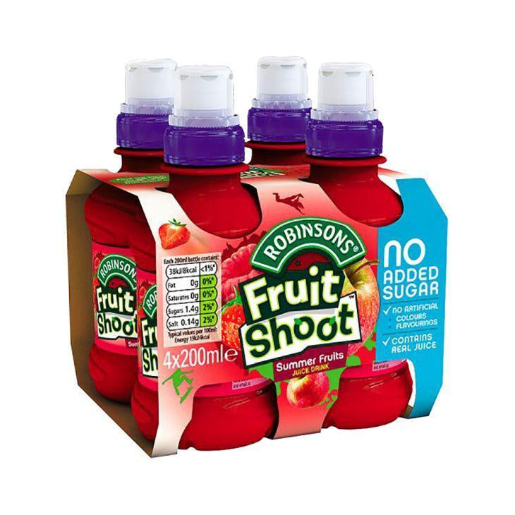 Robinsons Fruit Shoot Summer Fruits 4 x 200ml