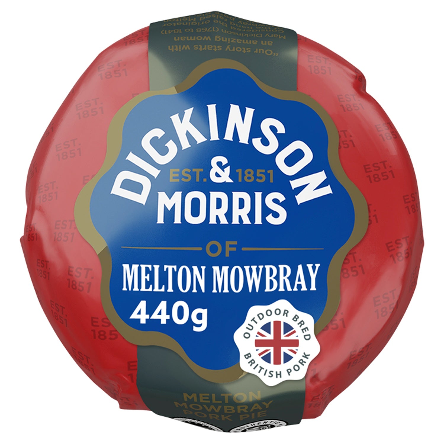 Dickinson Morris Large Pork Pie 440g