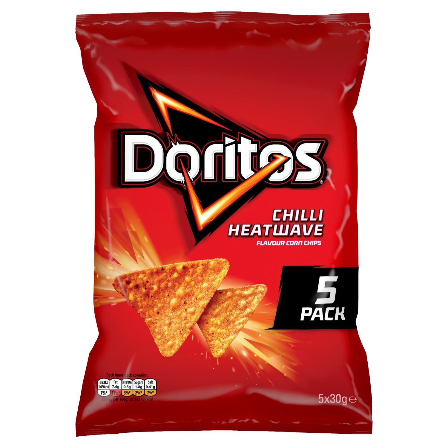 Doritos Chilli Heatwave 5 x 30g