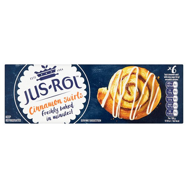 Jus Rol Cinnamon Swirls 270g