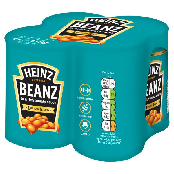 Heinz Baked Beans 4pk x 400 g