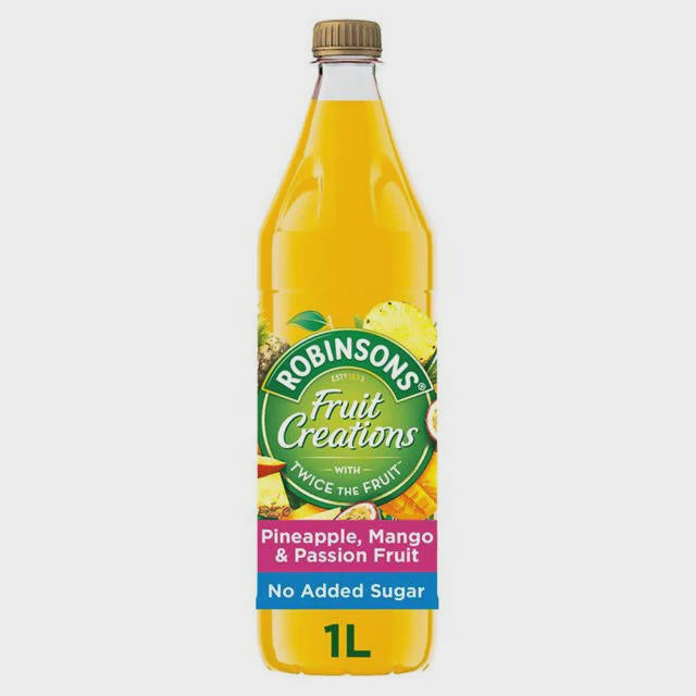 Robinsons Fruit Creations Pineapple Mango & Passion Fruit 1L