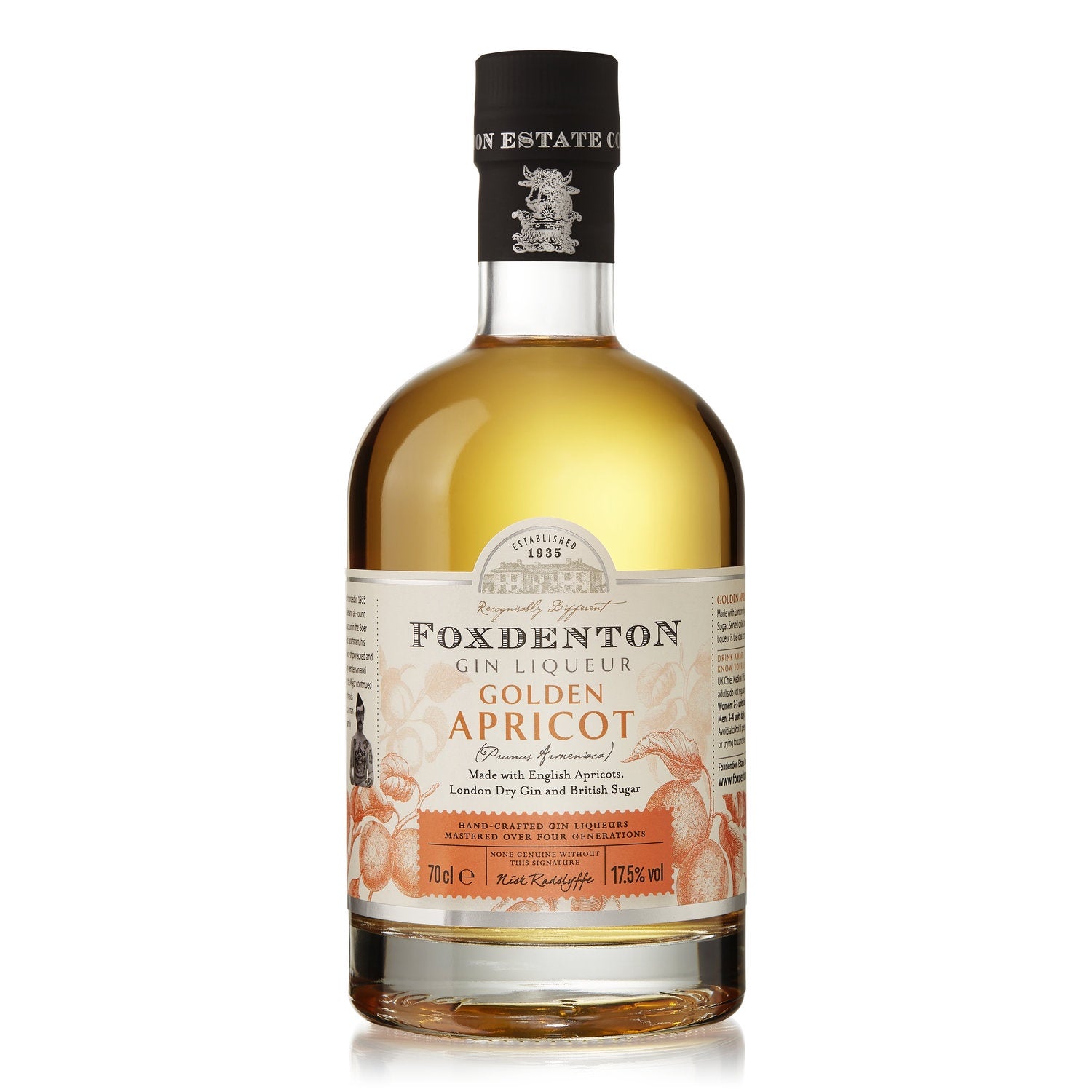 Foxdenton Apricot Gin 70cl