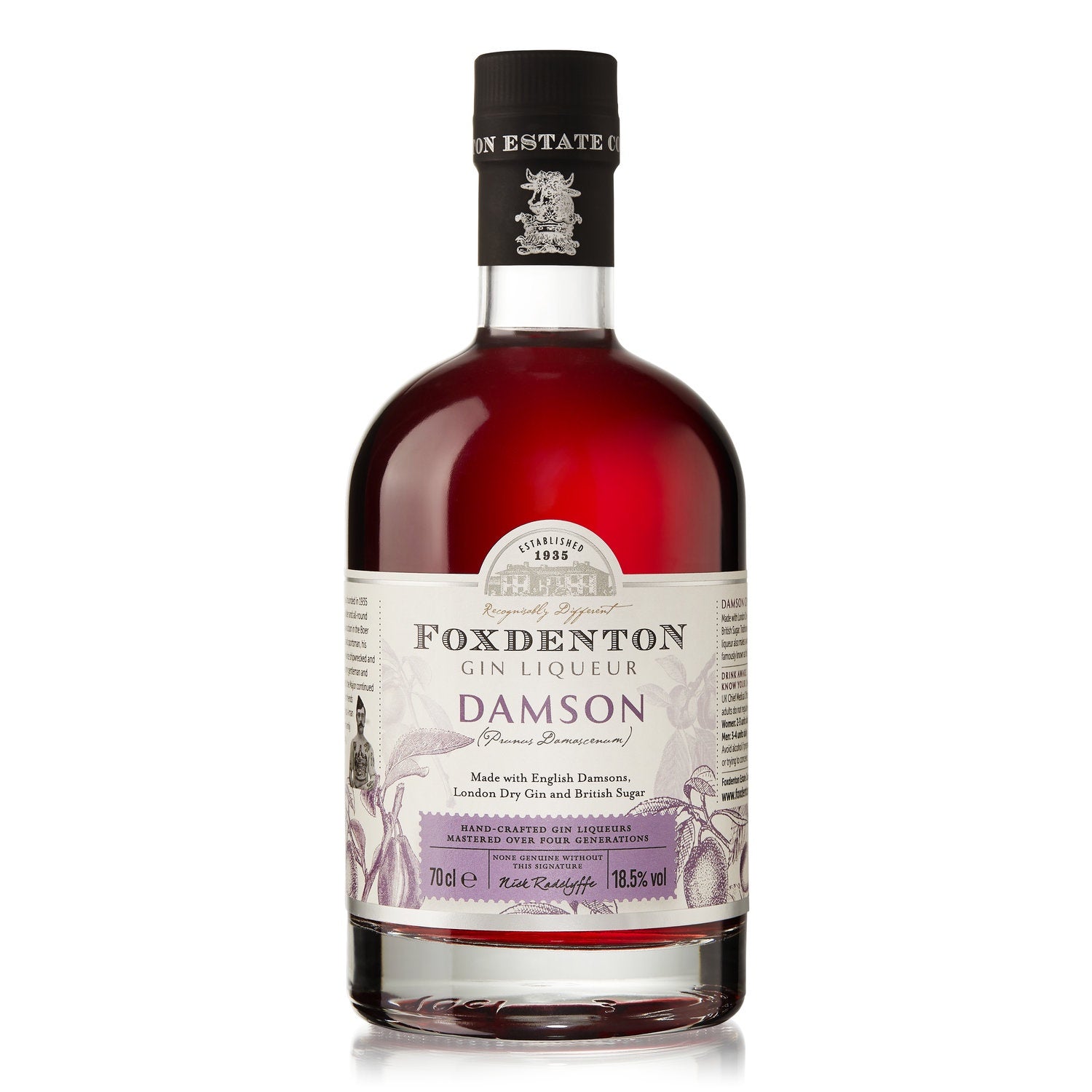 Foxdenton Damson Gin 70cl