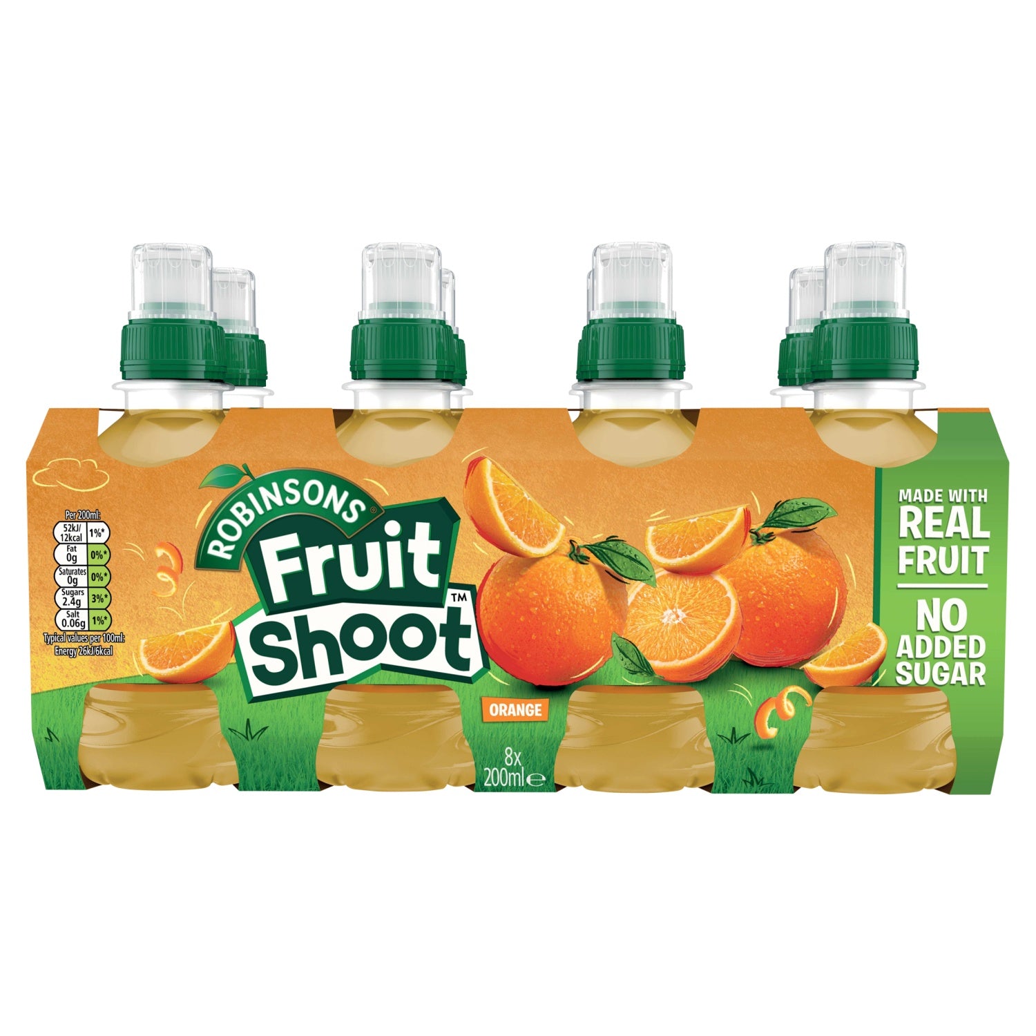 Fruitshoot Orange Low Sugar 8Pk